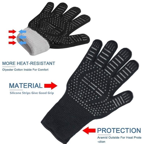 High quality Heat resistant bbq cooking gloves - Picture 3 of 7